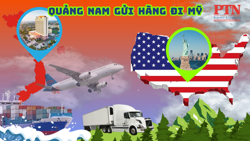 PTN Logistics là một dịch vụ vận chuyển hàng hóa đáng tin cậy và chất lượng cao, chuyên gửi hàng đi Mỹ tại Quảng Nam. Với cam kết về giá cả cạnh tranh, đội ngũ chuyên nghiệp và quy trình vận chuyển hiệu quả,